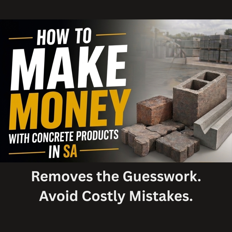 How To Make Money With Concrete Products In SA